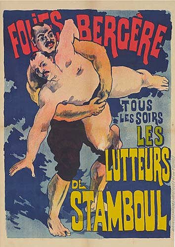 Folies Bergere, Tous, Lessoirs, Les, Lutteurs, De, Stamboul