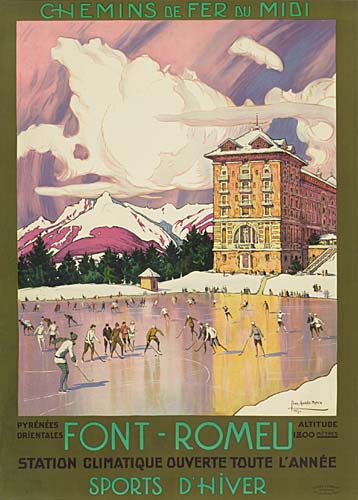 Chemins De Fer Du Midi, Pyrenees Orientales,  Font-Romeu, Altitude iroo, Station Climatique D’hiver, Sports D’Hiver