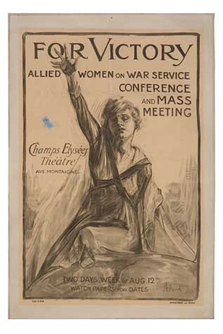 For Victory, Allied Women On War Service, Conference, And Mass, Meeting, Champs Elysees, Theatre, Ave Montaighe., Two Days Week Or Aug 12, Watch Papers For Dates