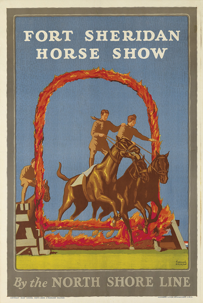 Fort Sheridan, Horse Show, By the North Shore Line