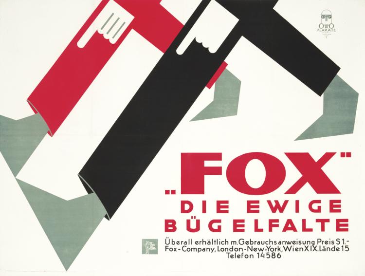 ,,Fox”, Die Ewige, Bugelfalte, Uberall Erhaltlich M./ Gebrauchs Anweisung Preis S1-, Fox – Company, London- New-York, WienXix.Lande 15, Telefon 14586