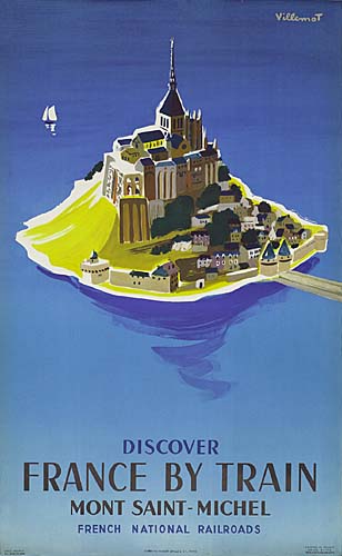 Villemot, Discover, France By Train, Mont Saint-Michel, French National Railroads