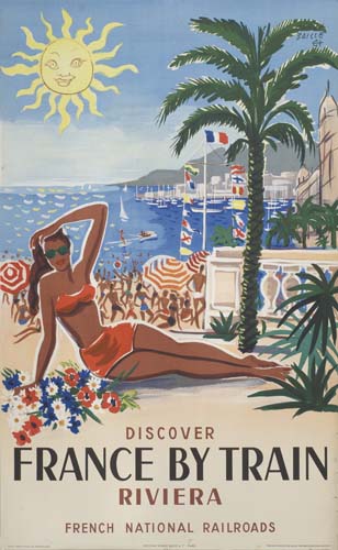 Discover, Frnce By Train, Riviera, French National Railroads