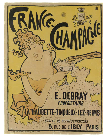 France Champacne, E. Debray, Proprietaire, LA Haubette Tinquex Lez Rems, Bureau De Representations, 8, Rue De L’Isly Paris