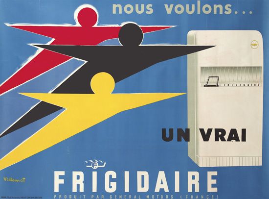 Nous Voulons, Un Vrai, Frigidaire, Produit Par General Motors France