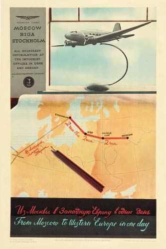 Moscow, Riga, Stockholm, From Moscow To Western Europe in One Day