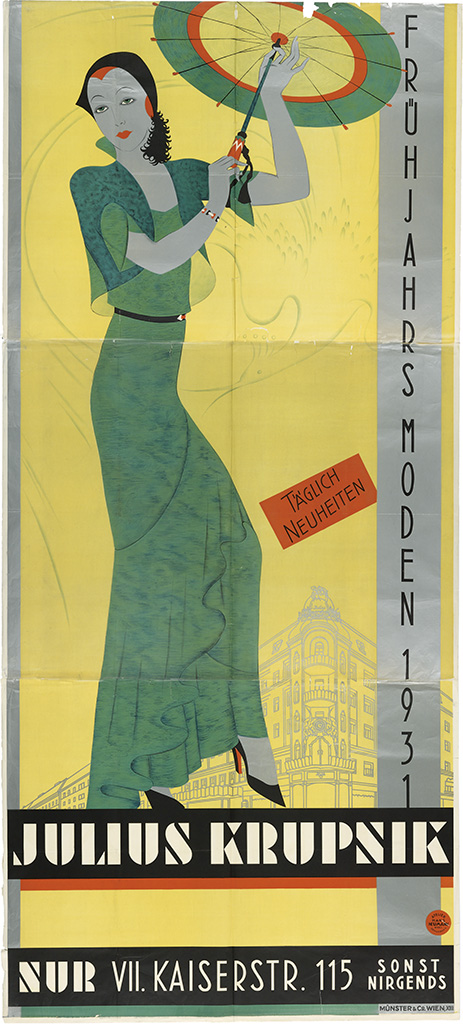 Fruhjahrsmoden 1931, Julius Krupnik, Nur VII. Kaiserstr. 115 Sonst Nirgends,