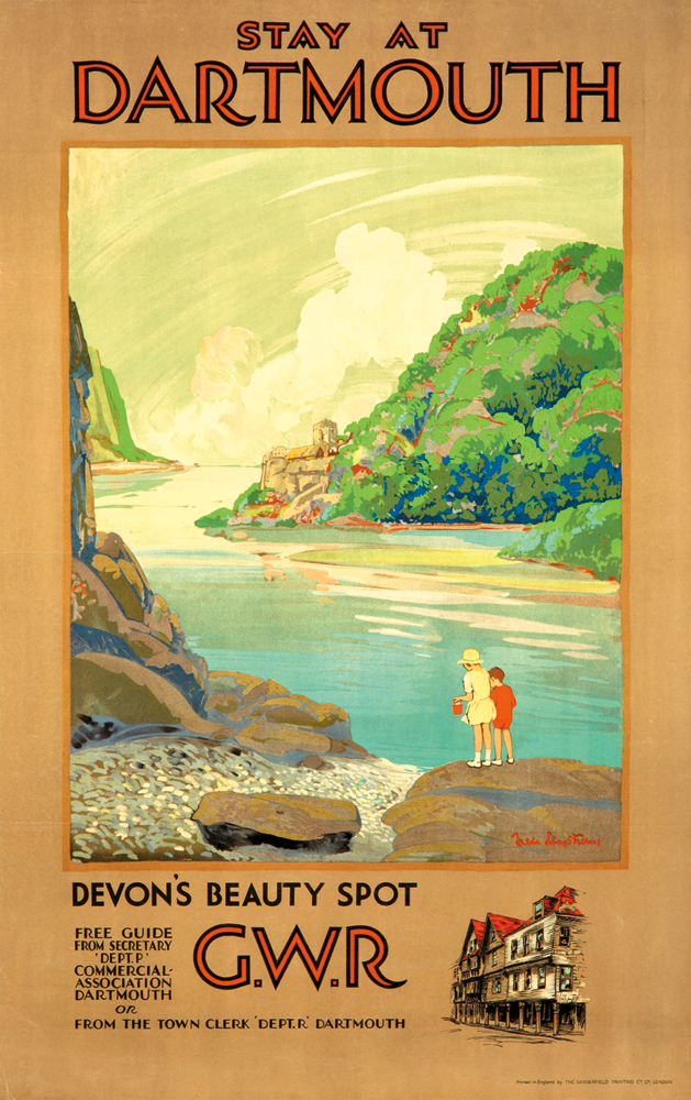 Stay At, Dartmouth, Devon’s Beauty Spot, Free Guide, From Secretary, Dept.p, Commercial, Association, Dart Mouth, G.W.R, Or From The Town Clerk Dept.R Dart Mouth