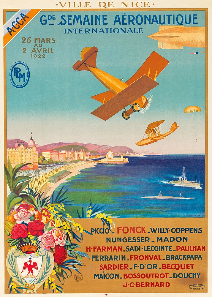 A.C.C.A, .Ville De Nice, G_DE Semaine Aeronautique, Internationale, 26 Mars, Au, 2 Avril, 1922, Plm, Picclo_Fonck_Willy.coppens, Nungesser_Madon, H.Farman_sadi.Lecointe_Paulhan, Ferrarin_Fronval_Brackpapa, Sardier_F.D’Or_Becquet, Maicon_Bossoutrout_Douchy, J.C.Bernard