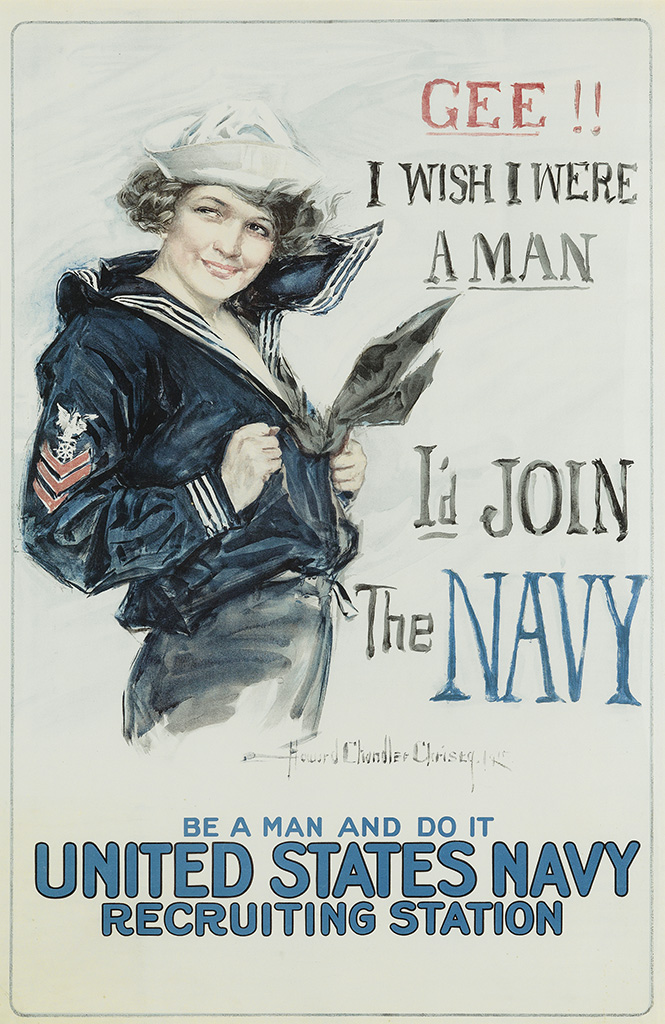 Gee!!, I Wish I Were, A Man I’d Join, The Navy, Be A Man And Do It, United States Navy, Recruiting Station