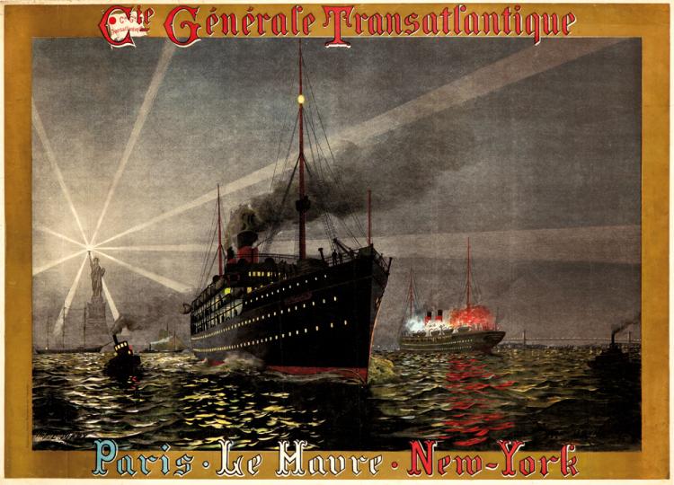 Generale Transatlantique, Paris.Le Maure.Nem-York