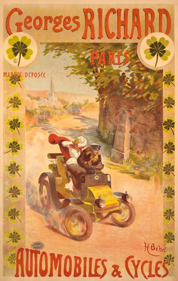 Georges Richard, Paris Marovc Deposee, Automobiles & Cycles