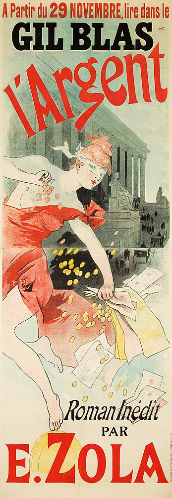 A Partir Du 29 Novembre, Lire Dans Le, Gil Blas, L’Argent, Roman Lnedit, Par, E. Zola