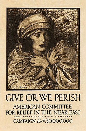 Give or We Perish, American Committee, For Relief In The Near East, Armenia Greece Syria Persia, Campaign for $30.000.000