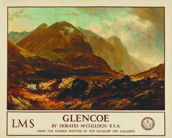 Glencoe LMS By Horatio Mcculloch R.S.A, From The Famous Painting In The Glasgow Art Calleries