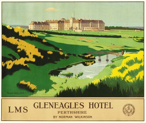 LMS, Gleneagles Hotel, Perthshire, By Norman Wilkinson