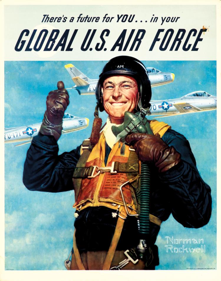 there’s a future for you.. In your, Global U.S. Air Force, am, norman, rockwell
