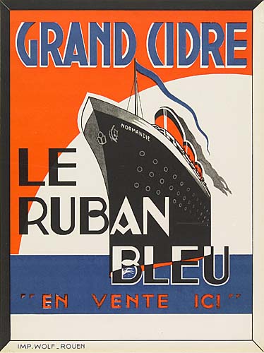 Grand Cidre, Normandie, Le Ruban Bleu, “En Vente Ici”, Imp. Wolf. Rouen