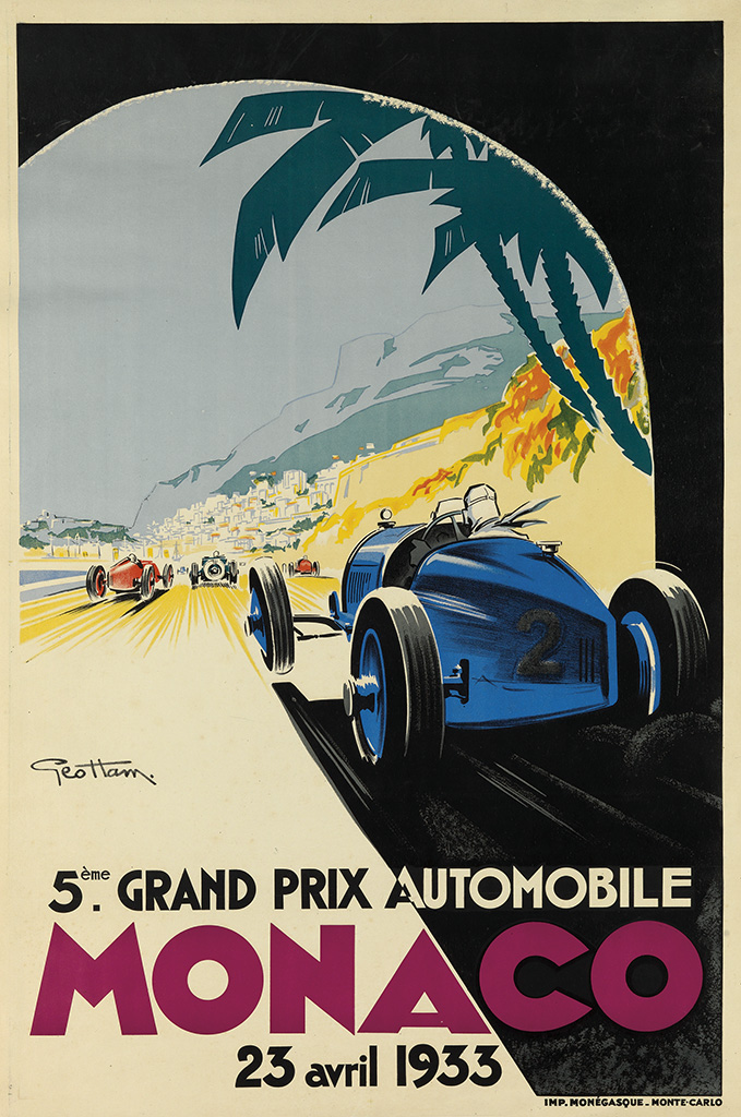 5.eme Grand Prix Automobile, Monaco 23 Avril 1933, Imp. Monegasque-Monte.carlo