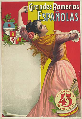 Grandes Romerias, Espanolas, Cigarrillos, 43, 20, 30 Y 40 Cts