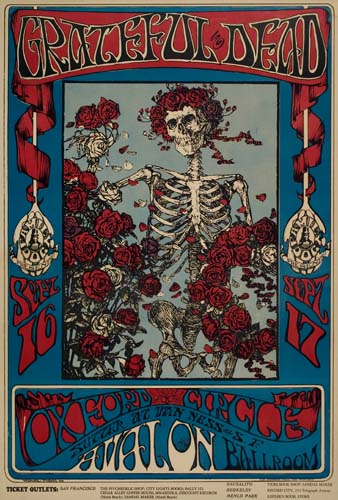 Grateful Dead Avalon Ballroom, Sepz 16, Sepz 17. ticket outlets,.