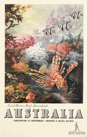 Great Barrier Reef, Queensland, Australia, Partigulars At Goyebanent, Shipping & Thavel Offices