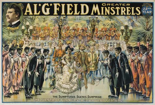 Greater, Al. G. Field Minstrels 22 Nd, Year, The Sumptuous Scenic Surprise, The Fiesta Of Flowers A $10,000,00 Feature