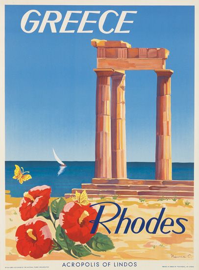 Greece, Rhodes, Acropolis Of Lindos