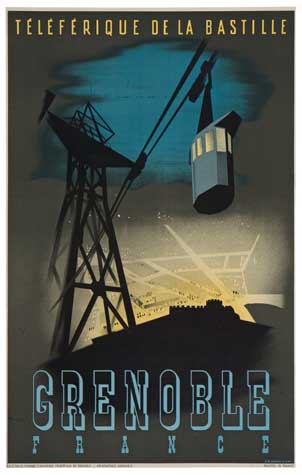 Teleferique De La Bastille, Crenoble, France