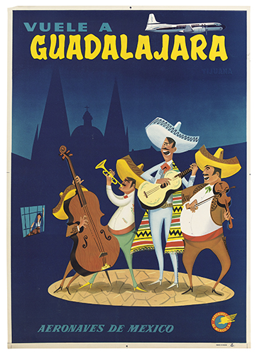 vuele A Guadalajara, Aeronaves De Mexico.