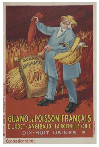 Guano, Angibaud, Guano De Polsson Francais, E.Jodet-Angibaud_La Rochelle (Ch._I), Dix-Huit Usines, Concessinnaire: