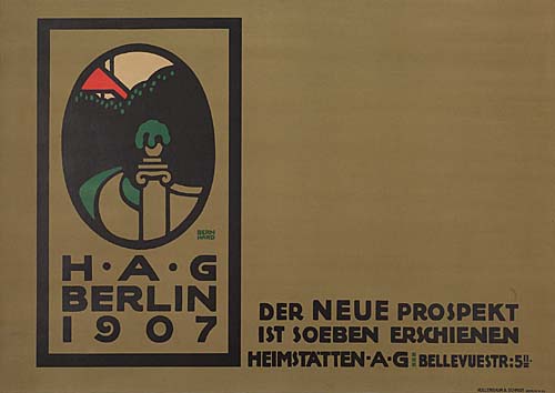 H.A.G., Berlin, 1907, Der Neue Prospekt, Ist Soeben Erschienen, Heimstatten A.G.Bellevuestr, 5
