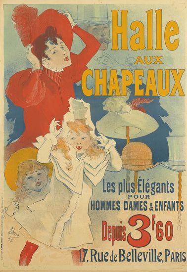 Halle Aux Chapeaux, Les Plus Elegants Pour Hommes Dames & Enfants Depuis 3F60, 17, Rue De Belleville, Paris