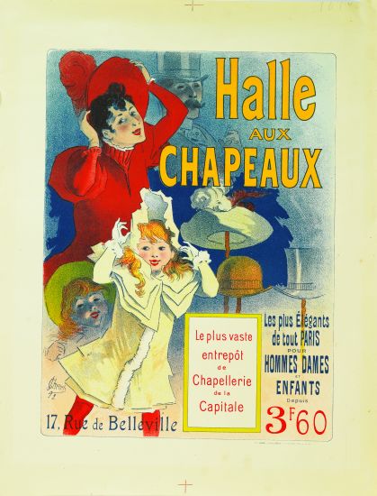 Halle Aux Chapeaux Les Plus Vaste Enterpot De Chapellerie De La Capitale Les Plus Elegants De Tout Paris Pour Hommes Dames Et Enfants Depuis 3F60 17, Rue De Belleville