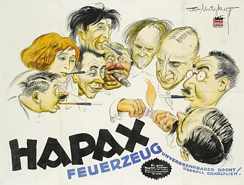 Hapax, Feuerzeug, Unverbrennbarer Docht, Uberall Erhaltlich