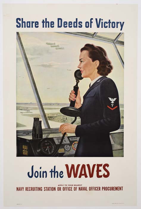 Hare The Deeds Of Victory, Join The Waves, Apply To Your Nearest, Navy Recruiting Station Or Office Of Officer Procurement