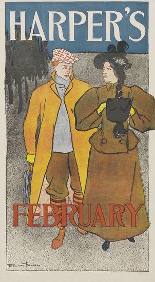 Harper’s February Edward Penfield