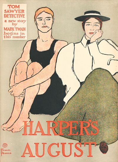 Harper’s August, Tom Sawyer Detective, A New Story by, Mark Wain, Begins In This Number