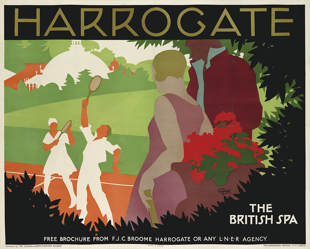 Harrogate The, British Spa, Free Brochure From F.J.C. Broome Harrogate Or Any L.N.E.R. Agency.