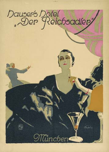 Hausers Hotel “Der Reichsadler”, Munchen, K/D