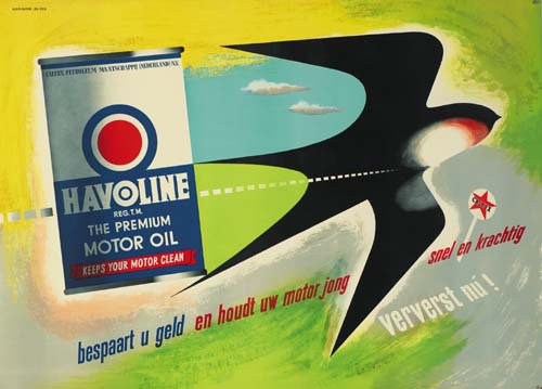 Havoline reg .t.m, The premium motor oil keeps your motor clem, Bespaart u geld en houdt uw motor  jong snel en krachtig, Ververst nu