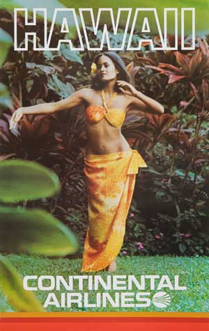 Hawali, Continental, Airlines