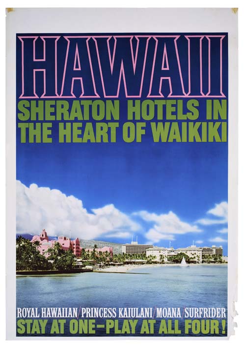 Hawaii Sheraton Hotels in, The Heart Of Walkiki, Royal Hawaiian Princess Kaiulani Moana Surfrider, Stay At One Play At All Four!