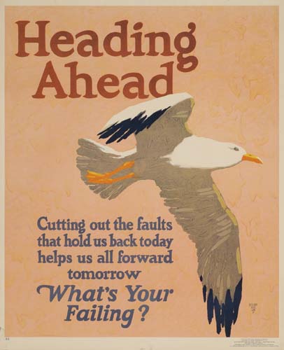 Heading, Ahead, Cutting Out The Faults, That Hold Us Back Today, Helps Us All Forward Tomorrow What’s Your, Failing ?