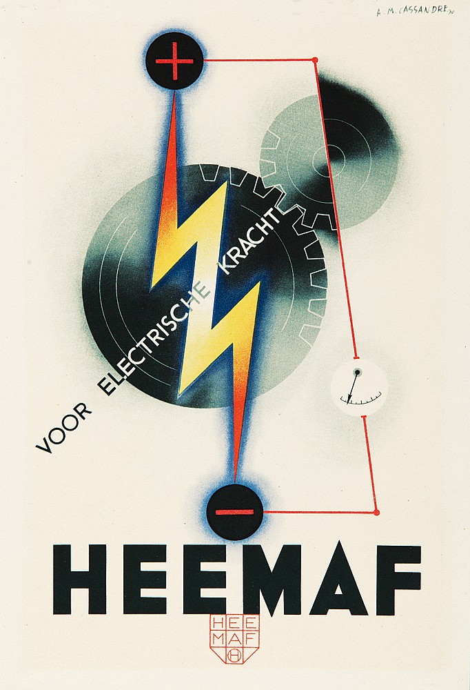 Voor electrische kracht, heemaf, H E E, M A F