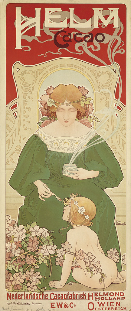 Helm, Cacao, Nederlandsche Cacaofabriek, Helmond Holland Owien, Owien Esterreich, Ew&C