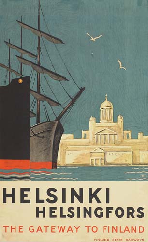 Helsinki, Helsingfors, The Gateway To Finland, Finland State Dailways