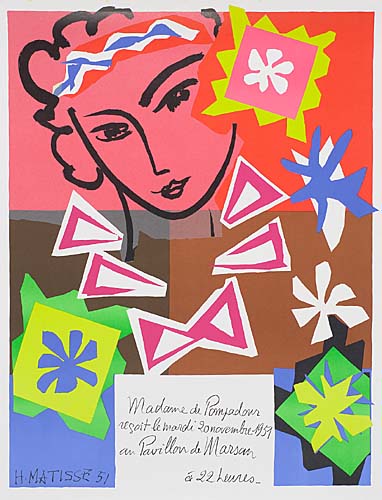 H. Matisse 51, Madame De Pompadour, Usoit Le Mardi 20 Novembre 1959, As Pavillon De Marsan