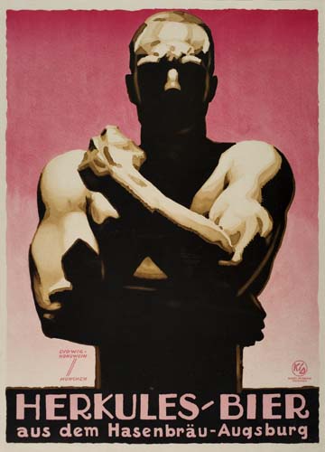 Herkules Bier, aus dem Hasenbrau, Augsburg
