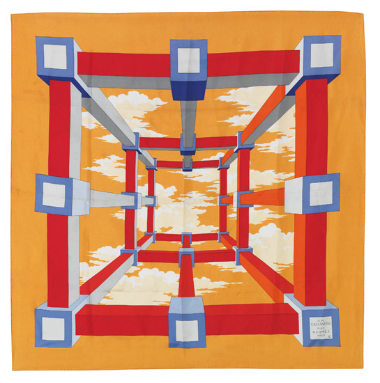 Hermes Silk Scarf